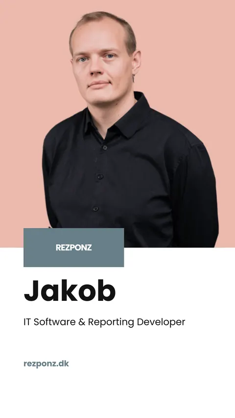 Jakob — IT Software & Reporting Developer, REZPONZ