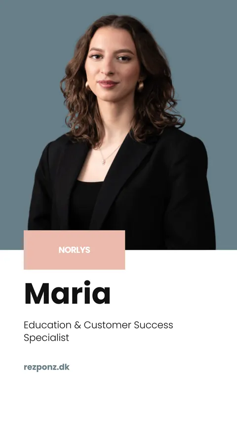 Maria — Education & Customer Success Specialist, NORLYS